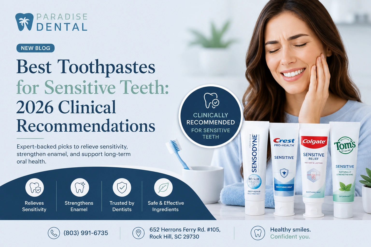 Best Toothpastes for Sensitive Teeth