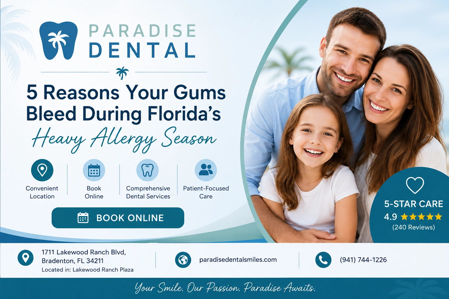 Bleeding Gums in FL? 5 Ways Allergy Season Affects Your Health