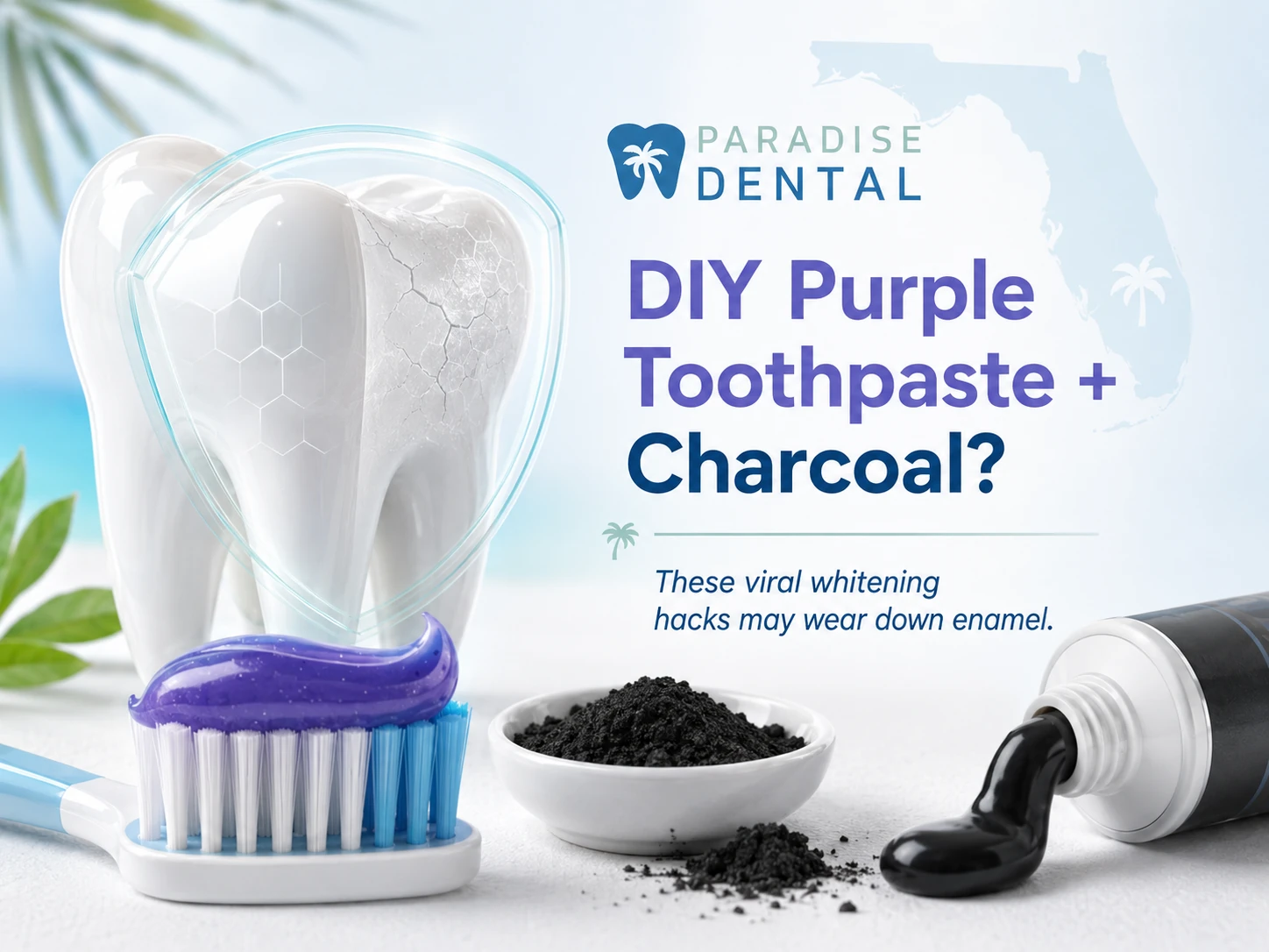 DIY Purple Toothpaste